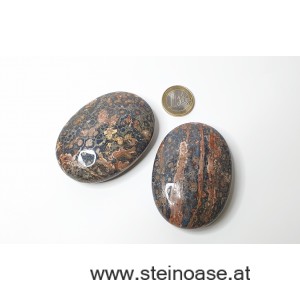 Leoparden-Jaspis Seifenstein / Handschmeichler